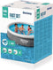 Bestway - Fast Set - Opblaasbaar zwembad inclusief filterpomp - 366x76 cm - Rattanprint - Rond