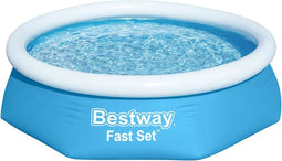 Bestway - Fast - Set - Zwembad - opblaasbaar - rond - 244x66 - cm