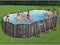 Bestway Levant zwembad - 610 x 366 x 122 cm (Hout)