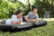 Bestway Luchtbedden Koppelbaar - Zwart - 188 cm x 99 cm x 25 cm