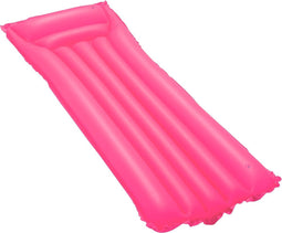 Bestway Opblaasbaar luchtbed - blauw - met hoofdkussen - 183 x 69 cm - inclusief reparatie patch