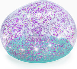 Bestway Opblaasbare Glitter Gigantische Fauteuil 114x112x66 cm +6 Jaar Binnen en Tuin 75115