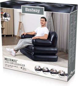 Bestway - Opblaasbare stoel - Multi-Max 4-in-1 Opblaasbare Lounger