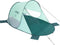 Bestway Pop-up Strandtent - Pavillo - 200x120x90 - Groen - UPF 80 Zonbescherming - 2 Personen