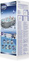 Bestway - Power Steel - Opzetzwembad inclusief filterpomp en zwembadtrap - 427x250x100 cm - Rechthoekig