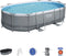Bestway - Power Steel - Opzetzwembad inclusief filterpomp en accessoires - 488x305x107 cm - Ovaal