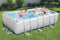 Bestway Power Steel - Opzetzwembad inclusief filterpomp en zwembadtrap - 404 x 201 x 100 cm - Rechthoekig