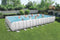 Bestway - Power Steel - Opzetzwembad inclusief zandfilterpomp en accessoires - 956x488x132 cm - Rechthoekig