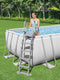 Bestway - Power Steel - Opzetzwembad inclusief zandfilterpomp en accessoires - 956x488x132 cm - Rechthoekig