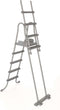 Bestway - Power Steel - Opzetzwembad inclusief zandfilterpomp en accessoires - 956x488x132 cm - Rechthoekig