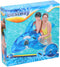 Bestway - Ride-on Walvis - Stevige handgrepen - Walvisprint, vin en flipper - inclusief reparatie patch