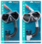 Bestway snorkelset - met duikbril - 42x18x6cm - zwart