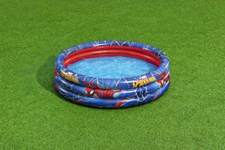 Bestway Spiderman Ø122x30 Cm Rond Opblaasbaar Zwembad Blauw 200 Liters