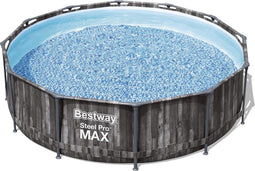 Bestway Steel Pro MAX zwembad - 366 x 100 cm (Hout)