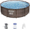 Bestway Steel Pro MAX zwembad - 366 x 100 cm (Rotan)