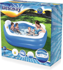 Bestway - Vijfhoekig Familiezwembad - 213x207x69 cm