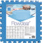 Bestway Zwembadbodembeschermers 8 st blauw 58220