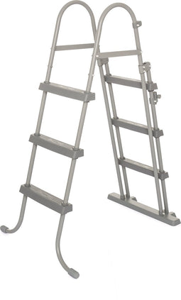Bestway - Zwembadladder - Staal - Grijs - 107cm hoog