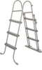 Bestway - Zwembadladder - Staal - Grijs - 107cm hoog