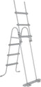Bestway - Zwembadladder - Staal - Grijs - 107cm hoog