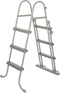Bestway - Zwembadladder - Staal - Grijs - 107cm hoog