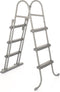 Bestway - Zwembadladder - Staal - Grijs - 107cm hoog