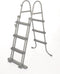 Bestway - Zwembadladder - Staal - Grijs - 107cm hoog