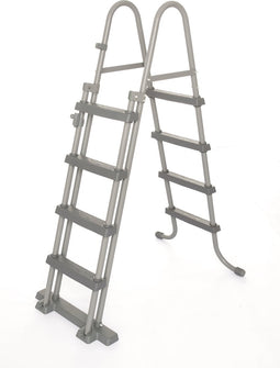Bestway - Zwembadladder - Staal - Grijs - 122cm hoog
