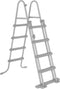 Bestway - Zwembadladder - Staal - Grijs - 122cm hoog