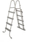 Bestway - Zwembadladder - Staal - Grijs - 122cm hoog