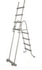 Bestway - Zwembadladder - Staal - Grijs - 122cm hoog