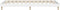 vidaXL - Bedframe - bewerkt - hout - wit - 100x200 - cm
