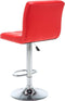 vidaXL - Barstoelen - 2 - st - kunstleer - rood