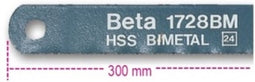 Beta 1728bm zaagblad bimetaal 300mm voor zaagbeugel