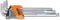 Beta Tools inbussleutel + kogelkop 9 st 96BPP/SC9 staal 000961354