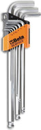 Beta Tools inbussleutel + kogelkop 9 st 96BPP/SC9 staal 000961354
