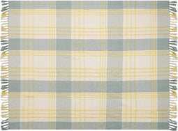 BETALI - Plaid - Geel - 125 x 150 cm - Katoen
