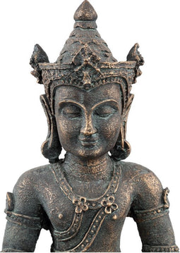 PTMD Mirda Decoratief Standbeeld - 20 x 15 x 32 cm - Poly - Grijs