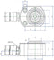 Betex Cilinder NSLS 500 - 8210500 | 50 ton | 113.0 cm³ | 66 mm A | 82 mm B | 665 mm | 145 x 115 mm | 575 mm | 11 V | 68 kg