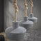 AnLi Style Hanglamp 3xØ28 betonlook verstelbaar touw