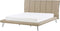 BETIN - Tweepersoonsbed - Beige - 180 x 200 cm - Kunstleer
