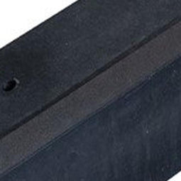 Betonpaal eindpaal glad met diamantkop 10x10x280 cm prijs per stuk