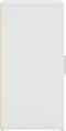vidaXL - Schoenenkast - 32x35x70 - cm - bewerkt - hout - wit