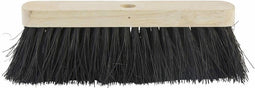 Betra Bezemkop - buitenbezem - zwart - FSC hout/natuurvezel - 30 cm