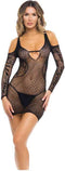 BETWEEN THE LINES DRESS BLACK, OS