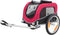 Trixie Hondenfietskar - Kleine Rassen - Zwart Rood - 60x53x60/117 cm - Max. 15 kg