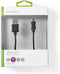 Nedis USB-Kabel - USB 2.0 - USB-A Male - USB Micro-B Male - 12 W - 480 Mbps - Vernikkeld - 1.00 m - Rond - PVC - Zwart - Doos