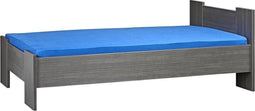 BEUK Bedframe 160X200 cm - incl middenbalk/lattenbodem - Zwart - Wouw