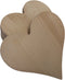 Beukenhouten Hart Borrelplank / Serveerplank / kaarsenplateau / Liefde 27 x 27 x 1,5 cm
