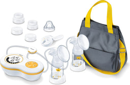 Beurer BY 70 Dubbele Elektrische borstkolf - Enkel of dubbel gebruik - 10 Stimulatiestanden - 10 Kolfstanden - Verlicht display - Adapter Avent en NUK flessen - Incl. adapter en batterijen - 3 Jaar garantie